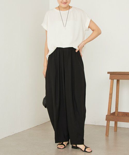 BEARDSLEY / ビアズリー その他パンツ | ストレッチジョーゼットバレルパンツ | 詳細13