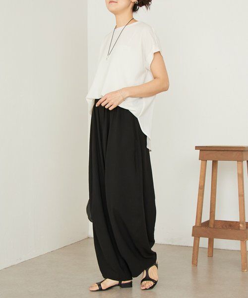 BEARDSLEY / ビアズリー その他パンツ | ストレッチジョーゼットバレルパンツ | 詳細14