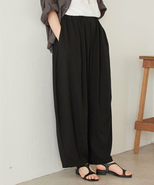 BEARDSLEY / ビアズリー その他パンツ | ストレッチジョーゼットバレルパンツ | 詳細17