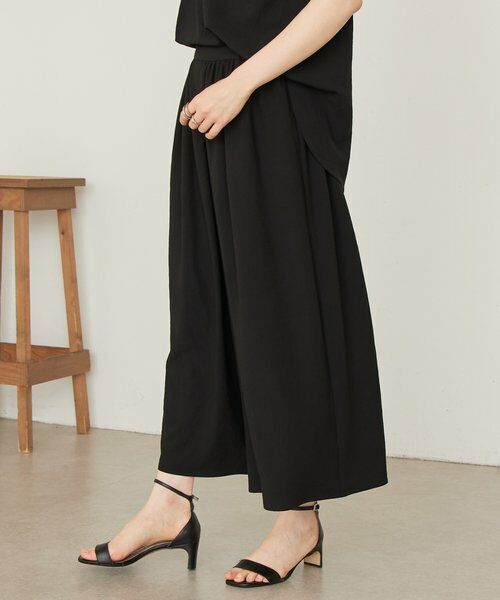 BEARDSLEY / ビアズリー その他パンツ | ストレッチジョーゼットギャザーパンツ | 詳細2