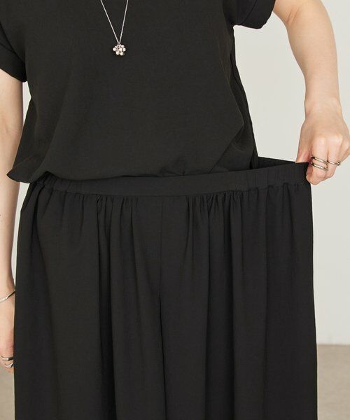 BEARDSLEY / ビアズリー その他パンツ | ストレッチジョーゼットギャザーパンツ | 詳細22