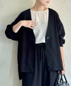 BEARDSLEY / ビアズリー その他アウター | ストレッチジョーゼットハオリ