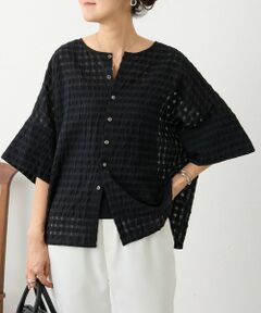 BEARDSLEY / ビアズリー シャツ・ブラウス | 《4/5(日)12：00予約開始》シアーギンガム前後ブラウス