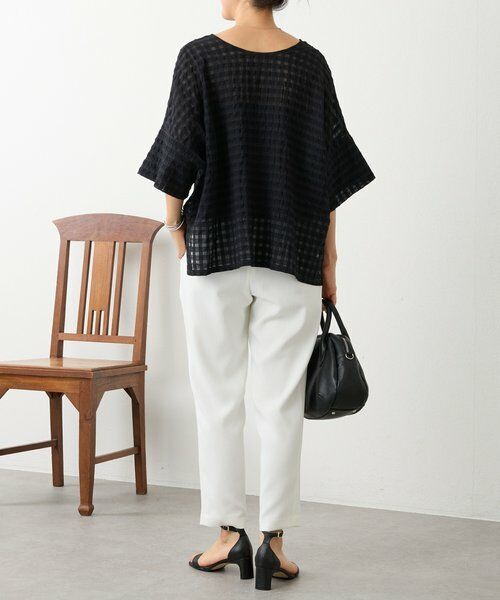 BEARDSLEY / ビアズリー シャツ・ブラウス | 《4/5(日)12：00予約開始》シアーギンガム前後ブラウス | 詳細11