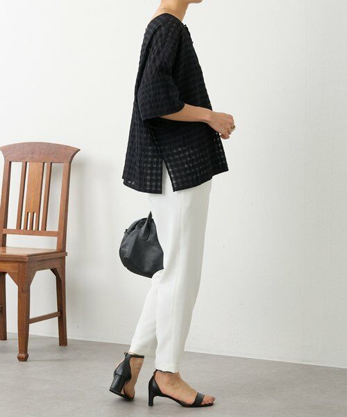 BEARDSLEY / ビアズリー シャツ・ブラウス | 《4/5(日)12：00予約開始》シアーギンガム前後ブラウス | 詳細12