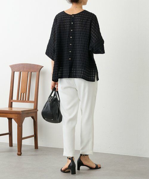 BEARDSLEY / ビアズリー シャツ・ブラウス | 《4/5(日)12：00予約開始》シアーギンガム前後ブラウス | 詳細14