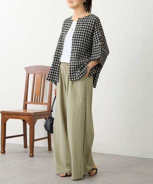 BEARDSLEY / ビアズリー シャツ・ブラウス | 《4/5(日)12：00予約開始》シアーギンガム前後ブラウス | 詳細24