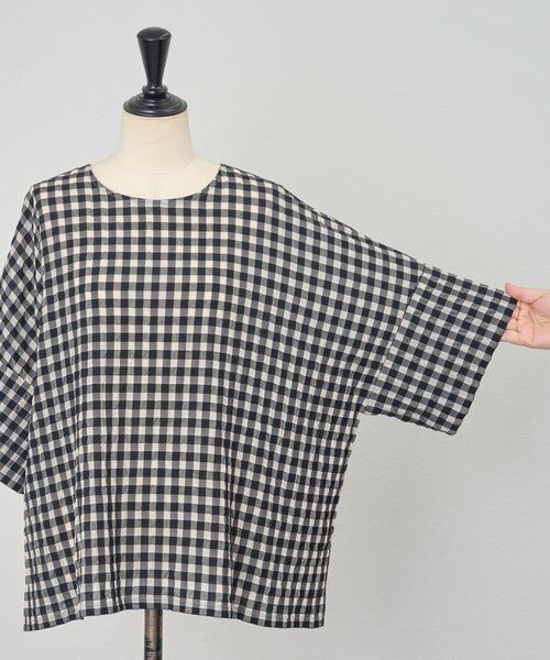 BEARDSLEY / ビアズリー シャツ・ブラウス | 《4/5(日)12：00予約開始》シアーギンガム前後ブラウス | 詳細27