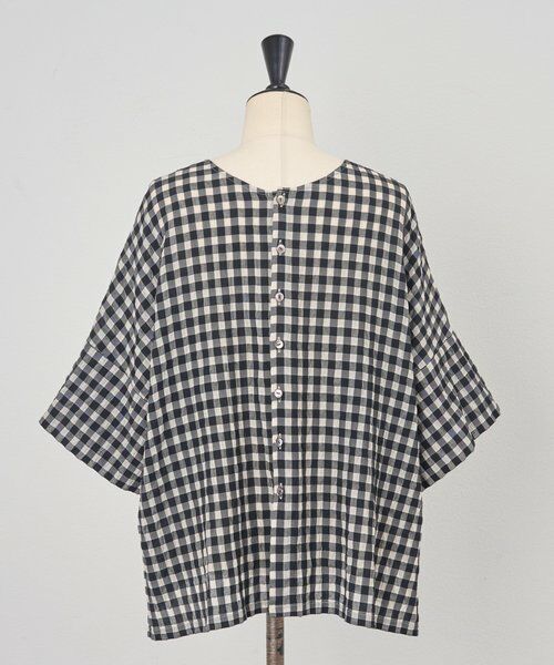 BEARDSLEY / ビアズリー シャツ・ブラウス | 《4/5(日)12：00予約開始》シアーギンガム前後ブラウス | 詳細30