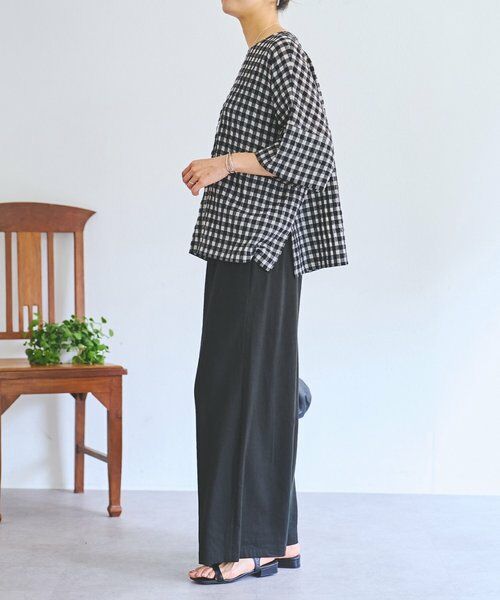 BEARDSLEY / ビアズリー シャツ・ブラウス | 《4/5(日)12：00予約開始》シアーギンガム前後ブラウス | 詳細19