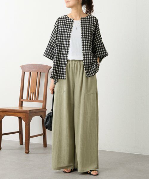 BEARDSLEY / ビアズリー シャツ・ブラウス | 《4/5(日)12：00予約開始》シアーギンガム前後ブラウス | 詳細23