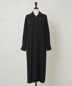 BEARDSLEY / ビアズリー ロング・マキシ丈ワンピース | 《4/14(火)12:00予約》バックサテンシャツワンピース《LIVETAR》