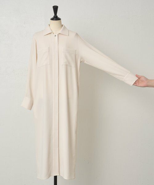 BEARDSLEY / ビアズリー ロング・マキシ丈ワンピース | 《4/14(火)12:00予約》バックサテンシャツワンピース《LIVETAR》 | 詳細2