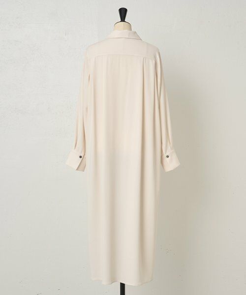 BEARDSLEY / ビアズリー ロング・マキシ丈ワンピース | 《4/14(火)12:00予約》バックサテンシャツワンピース《LIVETAR》 | 詳細5