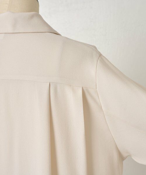 BEARDSLEY / ビアズリー ロング・マキシ丈ワンピース | 《4/14(火)12:00予約》バックサテンシャツワンピース《LIVETAR》 | 詳細6