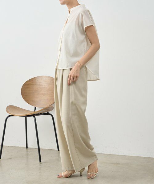 BEARDSLEY / ビアズリー シャツ・ブラウス | パールボタンフレンチブラウス《LIVETART》 | 詳細10