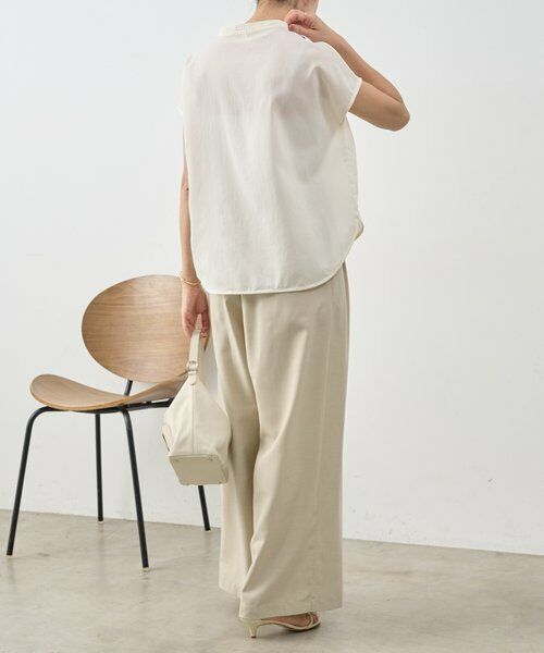 BEARDSLEY / ビアズリー シャツ・ブラウス | パールボタンフレンチブラウス《LIVETART》 | 詳細11