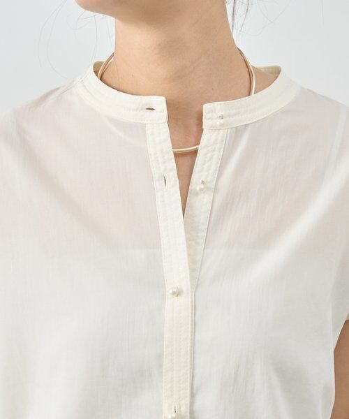 BEARDSLEY / ビアズリー シャツ・ブラウス | パールボタンフレンチブラウス《LIVETART》 | 詳細21
