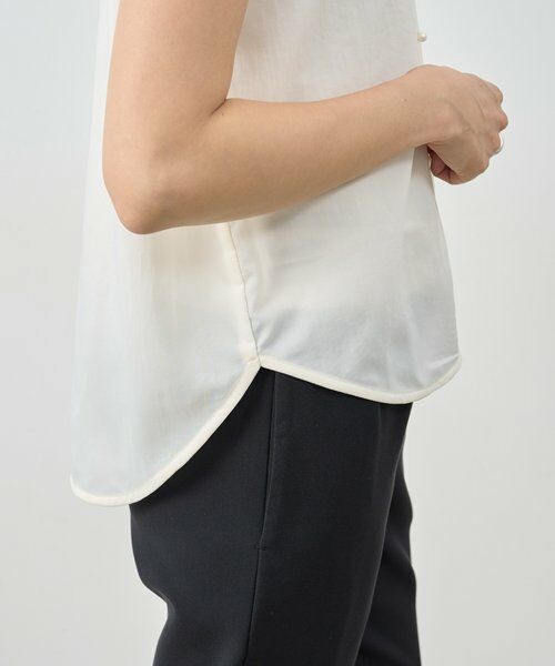 BEARDSLEY / ビアズリー シャツ・ブラウス | パールボタンフレンチブラウス《LIVETART》 | 詳細23