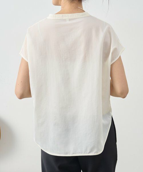 BEARDSLEY / ビアズリー シャツ・ブラウス | パールボタンフレンチブラウス《LIVETART》 | 詳細3