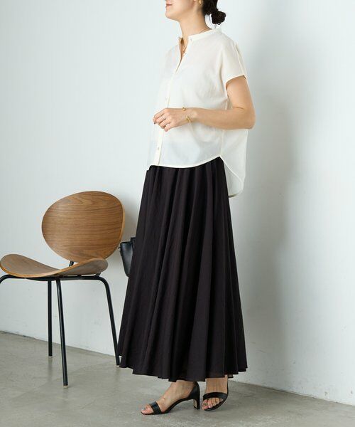 BEARDSLEY / ビアズリー シャツ・ブラウス | パールボタンフレンチブラウス《LIVETART》 | 詳細5