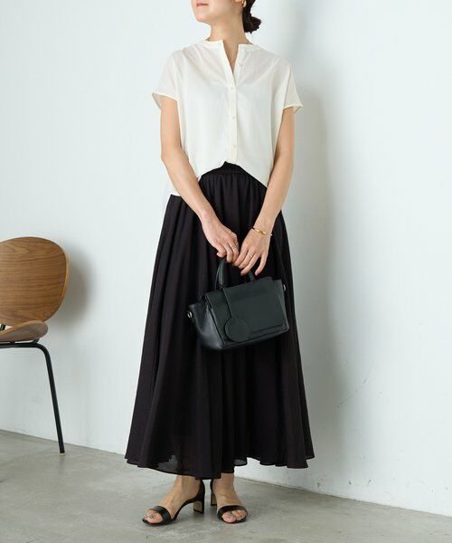 BEARDSLEY / ビアズリー シャツ・ブラウス | パールボタンフレンチブラウス《LIVETART》 | 詳細8