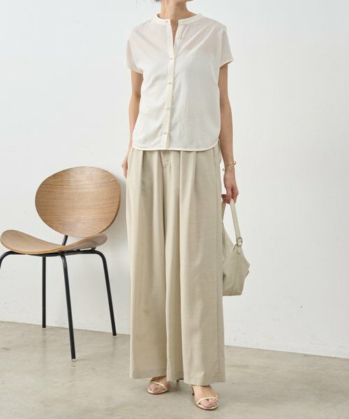 BEARDSLEY / ビアズリー シャツ・ブラウス | パールボタンフレンチブラウス《LIVETART》 | 詳細9