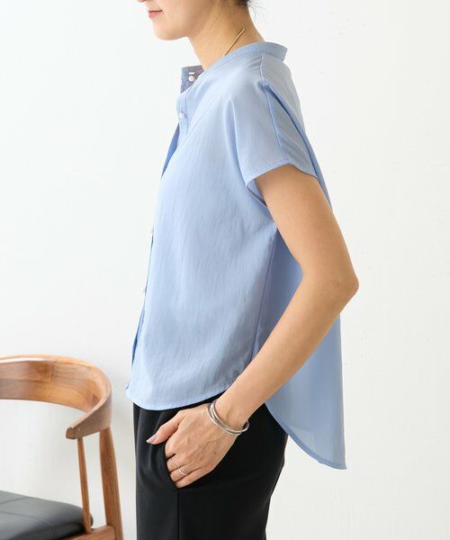 BEARDSLEY / ビアズリー シャツ・ブラウス | パールボタンフレンチブラウス《LIVETART》 | 詳細25