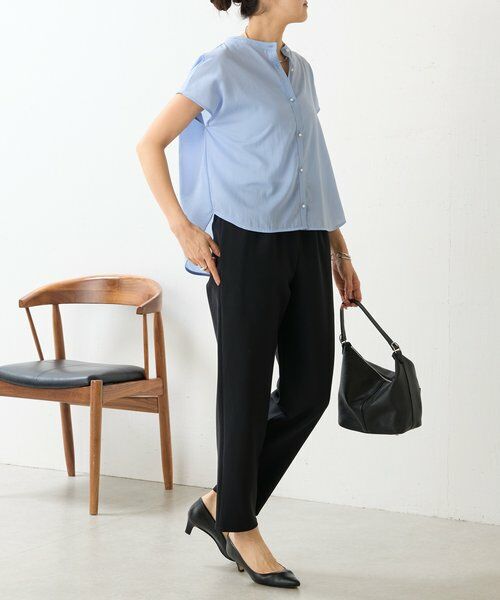 BEARDSLEY / ビアズリー シャツ・ブラウス | パールボタンフレンチブラウス《LIVETART》 | 詳細28