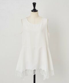 BEARDSLEY / ビアズリー シャツ・ブラウス | 裾レースタンクブラウス