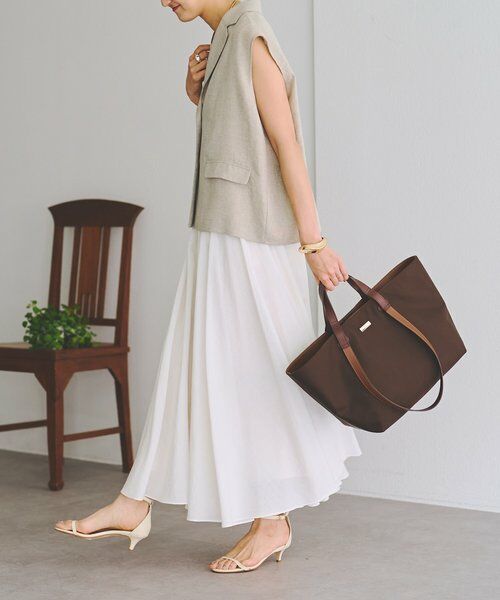 BEARDSLEY / ビアズリー トートバッグ | 《4/24(金)12時予約開始》ダブルハンドルトート《LIVETART》（ブラウン）