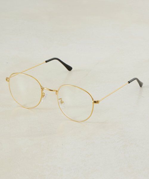 BEARDSLEY / ビアズリー ピアス・イヤリング | メタルフレームアイウェア《FRIPIER》（ゴールド）