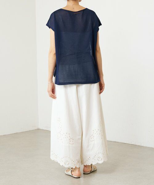 BEARDSLEY / ビアズリー その他パンツ | 《5/21予約》フラワーカットワークパネル刺繍パンツ《15 quinze》 | 詳細13