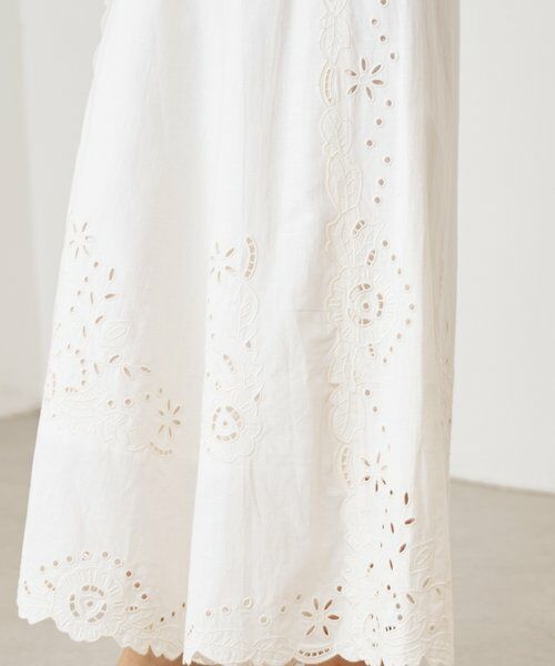 BEARDSLEY / ビアズリー その他パンツ | 《5/21予約》フラワーカットワークパネル刺繍パンツ《15 quinze》 | 詳細6