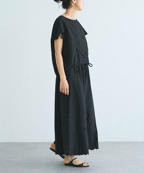 BEARDSLEY / ビアズリー その他パンツ | 《5/21予約》フラワーカットワークパネル刺繍パンツ《15 quinze》 | 詳細23