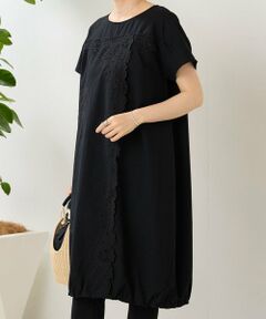 BEARDSLEY / ビアズリー ロング・マキシ丈ワンピース | 《5/21予約》フラワーカットワークパネル刺しゅうワンピ《15 quinze》