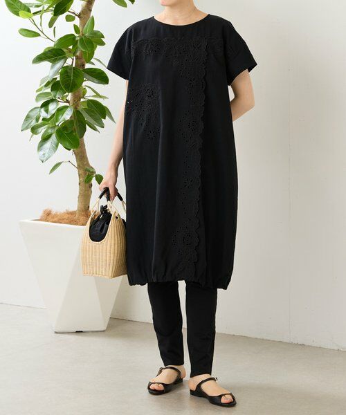 BEARDSLEY / ビアズリー ロング・マキシ丈ワンピース | 《5/21予約》フラワーカットワークパネル刺しゅうワンピ《15 quinze》 | 詳細10