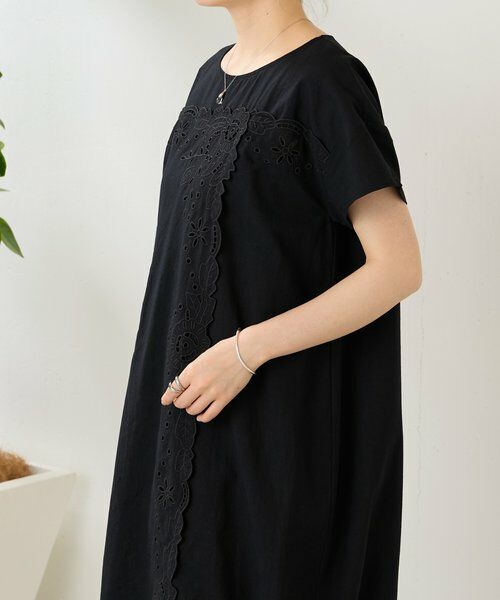 BEARDSLEY / ビアズリー ロング・マキシ丈ワンピース | 《5/21予約》フラワーカットワークパネル刺しゅうワンピ《15 quinze》 | 詳細14