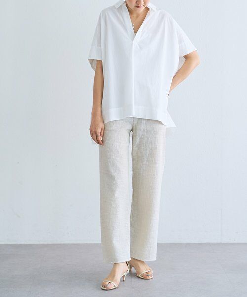 BEARDSLEY / ビアズリー その他パンツ | シャーリングジャガードパンツ《15 quinze》 | 詳細5