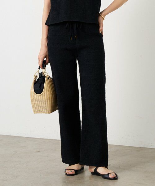 BEARDSLEY / ビアズリー その他パンツ | シャーリングジャガードパンツ《15 quinze》（ブラック）