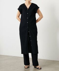 BEARDSLEY / ビアズリー ロング・マキシ丈ワンピース | シャーリングジャガードフレンチワンピ《15 quinze》