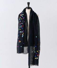 BEARDSLEY / ビアズリー マフラー・ショール・スヌード・ストール | 《5/31(日)12時予約》カラーチップの刺繍ストール《CITRUS》