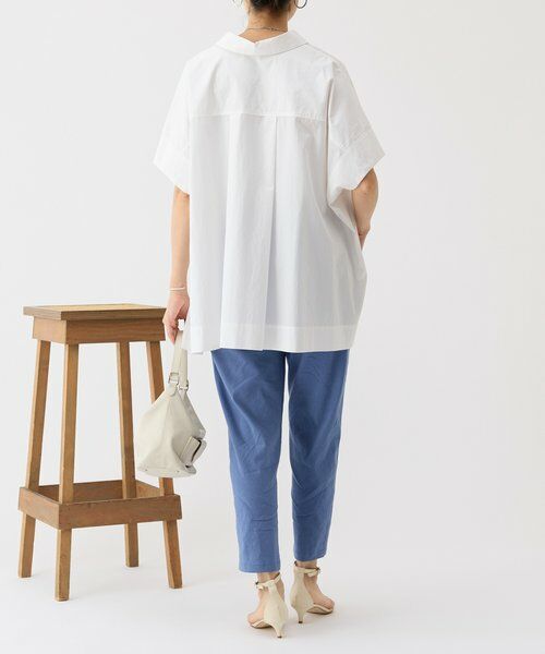 BEARDSLEY / ビアズリー その他パンツ | リネンストレッチウエストリブスリムパンツ【セットアップ】 | 詳細12