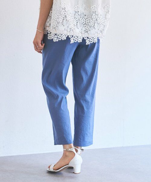 BEARDSLEY / ビアズリー その他パンツ | リネンストレッチウエストリブスリムパンツ【セットアップ】 | 詳細2