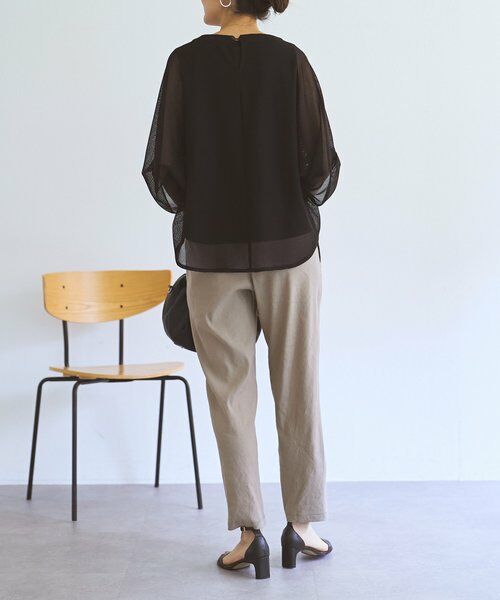 BEARDSLEY / ビアズリー その他パンツ | リネンストレッチウエストリブスリムパンツ【セットアップ】 | 詳細26