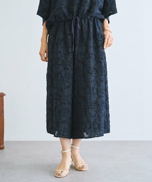 BEARDSLEY / ビアズリー その他パンツ | 《5/21(木)12：00予約開始》花ボーダージャガードサルエルパンツ | 詳細3