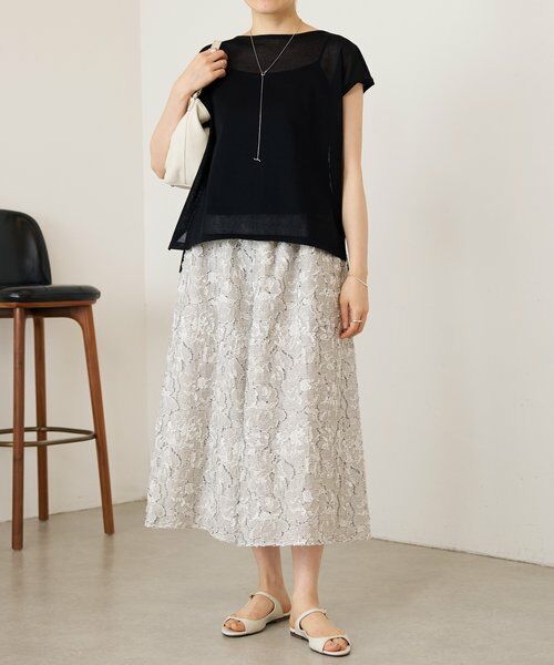 BEARDSLEY / ビアズリー その他パンツ | 《5/21(木)12：00予約開始》花ボーダージャガードサルエルパンツ | 詳細24