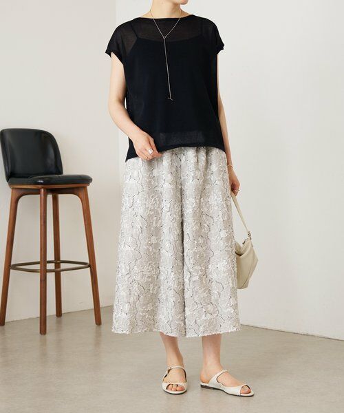 BEARDSLEY / ビアズリー その他パンツ | 《5/21(木)12：00予約開始》花ボーダージャガードサルエルパンツ | 詳細25