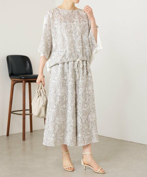 BEARDSLEY / ビアズリー その他パンツ | 《5/21(木)12：00予約開始》花ボーダージャガードサルエルパンツ | 詳細23