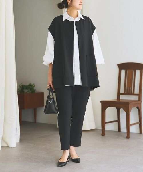BEARDSLEY / ビアズリー その他パンツ | 《近日予約開始予定》ウエストリブスリムパンツ | 詳細4